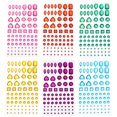thumbnail image 1 of 6 Sheets Decorative Acrylic Crystal Stickers Handmade DIY 3D Diamond Stickers, 1 of 5
