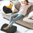 thumbnail image 1 of WIFKLSIIPG Tapis de Repos de Bureau Avion Repose-Jambes Semi-Cylindrique Coussinet Repose-Pieds Support de Pied pour Bureau Repose-Pieds de Bureau Tabouret Repose-Pieds Coussinet Repose-Pieds en Éponge Oreiller de Soutien Polyester Pieds, 1 of 4