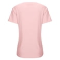 thumbnail image 5 of Women Nursing Short Sleeve Ribbed Knitted Top - Layered Design Breastfeeding T-Shirt, 5 of 6