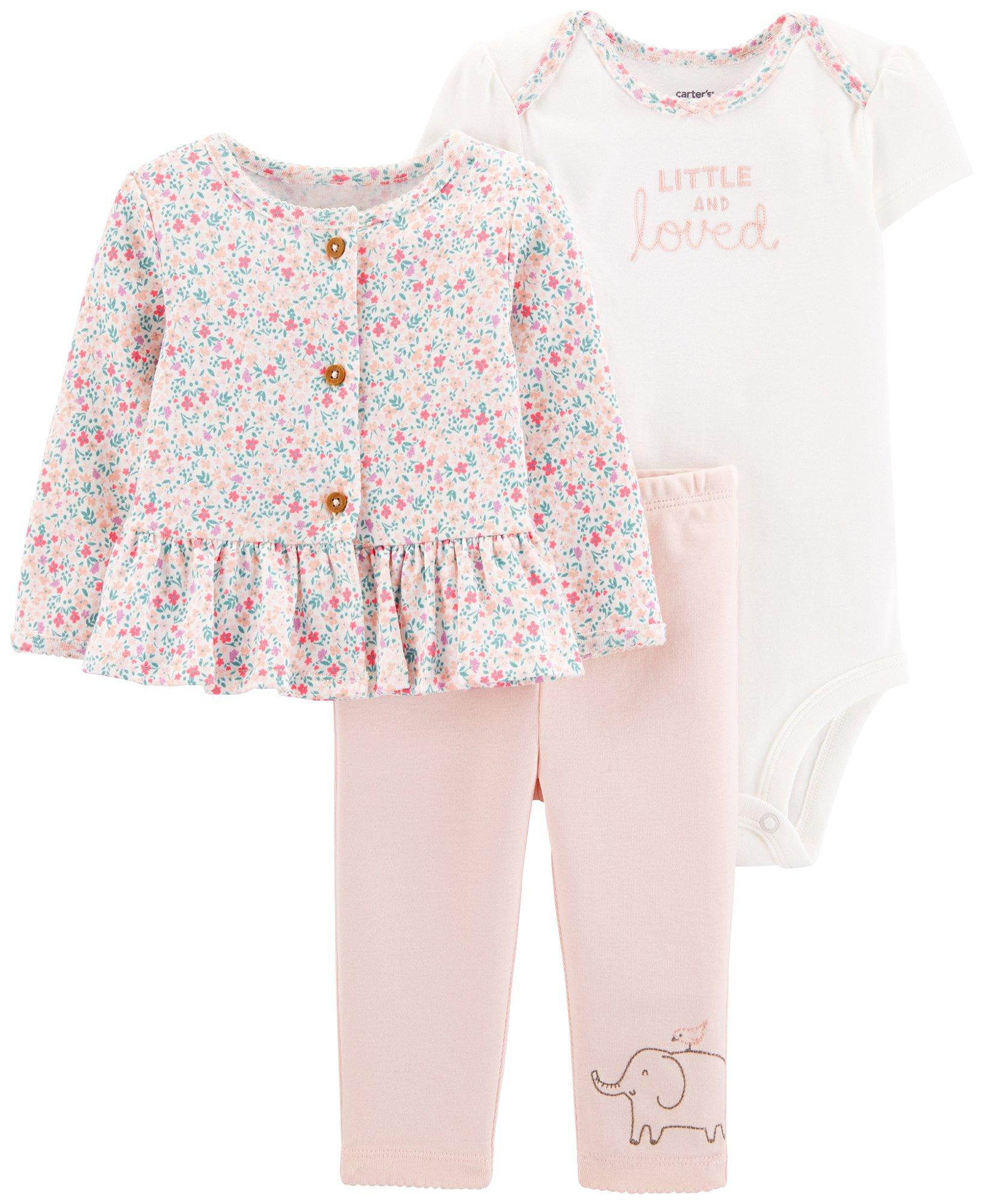 Baby Carters Baby Girls Layette Set