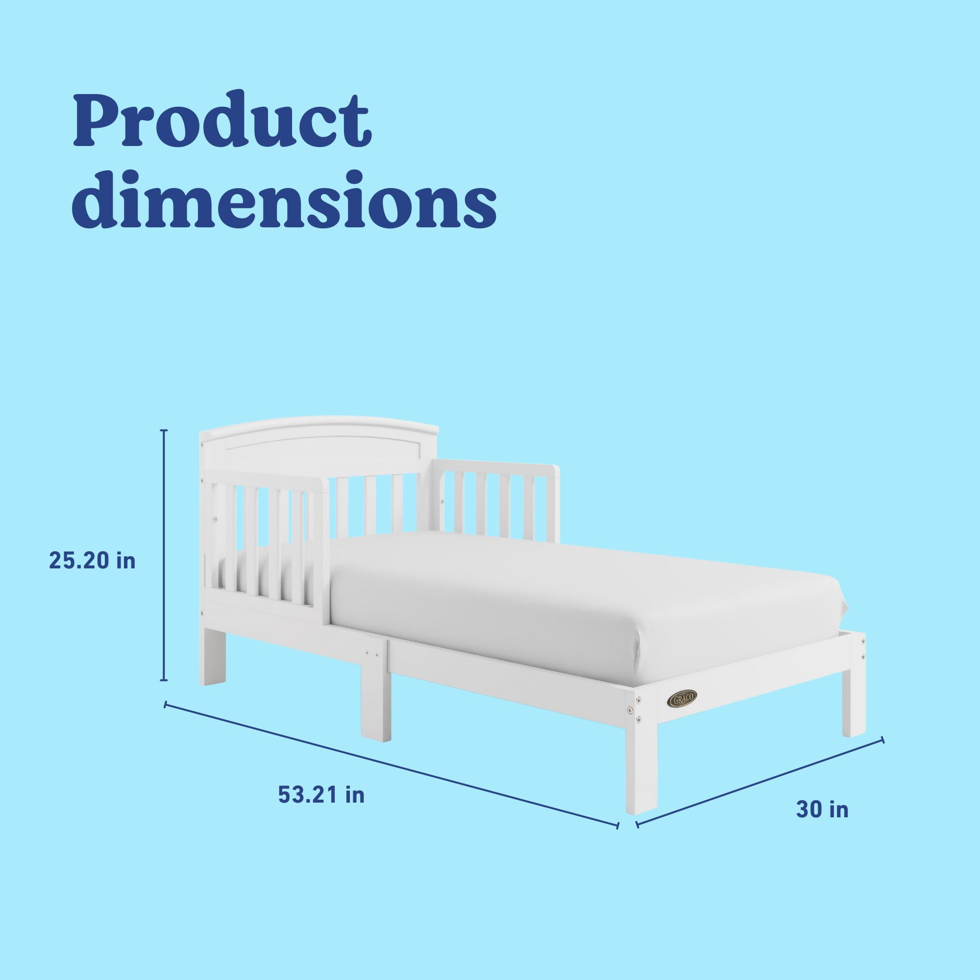 Graco Benton Toddler Bed, White