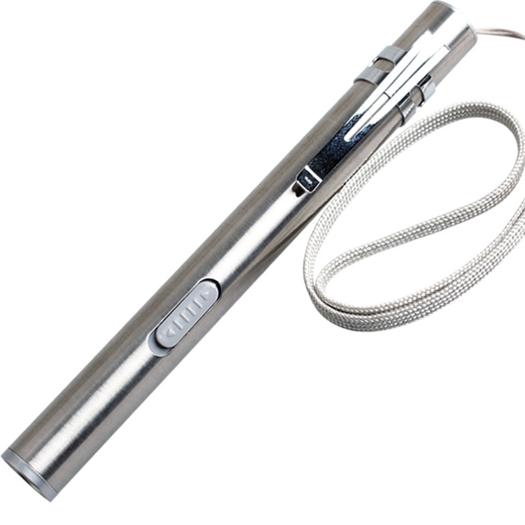 USB Rechargeable Mini Ultra Bright Flashlight Handy LED Torch Pen Light New 