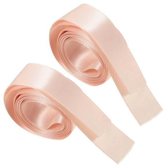 Liukekj 2pcs Soft Ballet Pointe Shoe Ribbons Comfortable Dance Ribbon for Ballet Practice and Performance Accessories