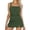 Green, variant on Womens High Waisted Bikini Set V Neck Two Piece Swimsuit Tummy Control Bathing Suit Push Up Swimwear for Beach Vacation Pool Party