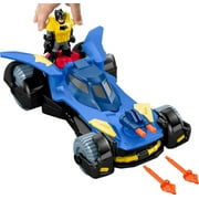 Imaginext DC Super Friends Batmobile مع شخصية باتمان أكشن، 1.66 رطل