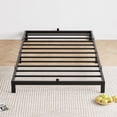 thumbnail image 4 of Bingirl 6 Inch Twin Metal Platform Bed Frame without Headboard: Low-Profile, No Box Spring, 700 Lbs Load Capacity, Easy to Assemble, Noiseless (Black), 4 of 8
