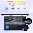 thumbnail image 4 of 15.6" FHD High-performance laptop Windows 11 Conference camera Backlit keyboard Type-C 65W PD fast charger Intel N100 16GB RAM 1TB SSD Lightweight PC Computer fingerprint, 4 of 9