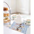 thumbnail image 4 of Easter Gnomes Kitchen Dish Towels for Drying Dishes Set of 2, Watercolor Eggs Basket Daisy Spring Blue Plaid Waffle Weave Microfiber Hand Tea Bathroom Towels Quick Dry & Absorbent Towel 12x12, 4 of 7