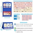 thumbnail image 5 of Cuadro de bolsillo, juegos de fonética, tarjetas de vocabulario visual, tablero de combinación de aprendizaje de lectura y ortografía educativa, 5 of 5