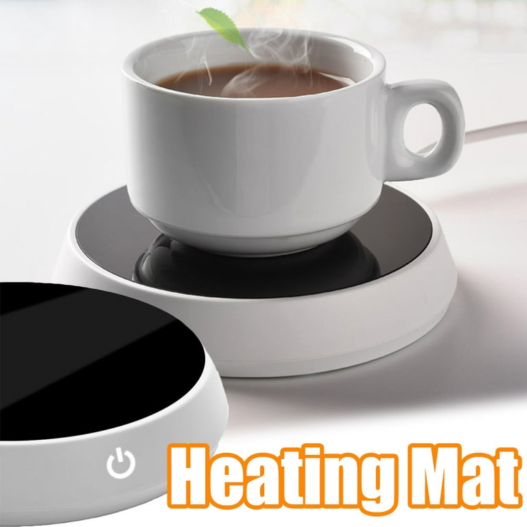 Travelwant Mug Warmer Coffee Warmer Adjustment Constant Temperature Cup  Warmer Heating Mat Pad Fast Heater for Desk, Office, Home, Milk, Tea
