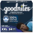 thumbnail image 1 of Goodnites Boys' Nighttime Underwear, Size XXL (120-165 lbs), 24 Ct, 1 of 7
