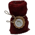 thumbnail image 4 of Exfoliating 100% Nylon African Bath Sponge 70", Mesh Shower Sponge, Back Scrubber, Burgundy - My Organic Shea, 4 of 5