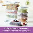 thumbnail image 2 of Easy Essentials 14-Piece 100% Leakproof - Dishwasher, Freezer and Microwave Safe - Rectangular Food Storage Container Set, 2 of 6