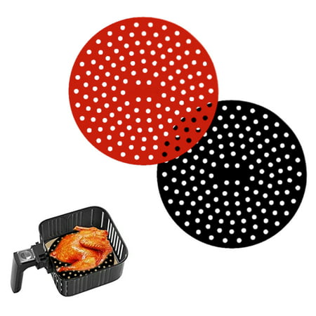 8/9 Inches Reusable Air Fryer Liners Round Silicone Air Fryer Liners Air Fryer Liner Food Grade 
