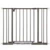 Toddleroo by North States 28"-38.5"-29" Supergate Baby Safety Gate, Burnished Steel