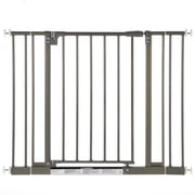 Toddleroo by North States 28"-38.5"-29" Supergate Baby Safety Gate, Burnished Steel