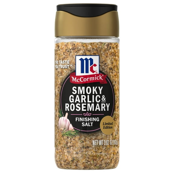 McCormick Smoky Garlic & Rosemary Finishing Salt, 3.62 oz Bottle