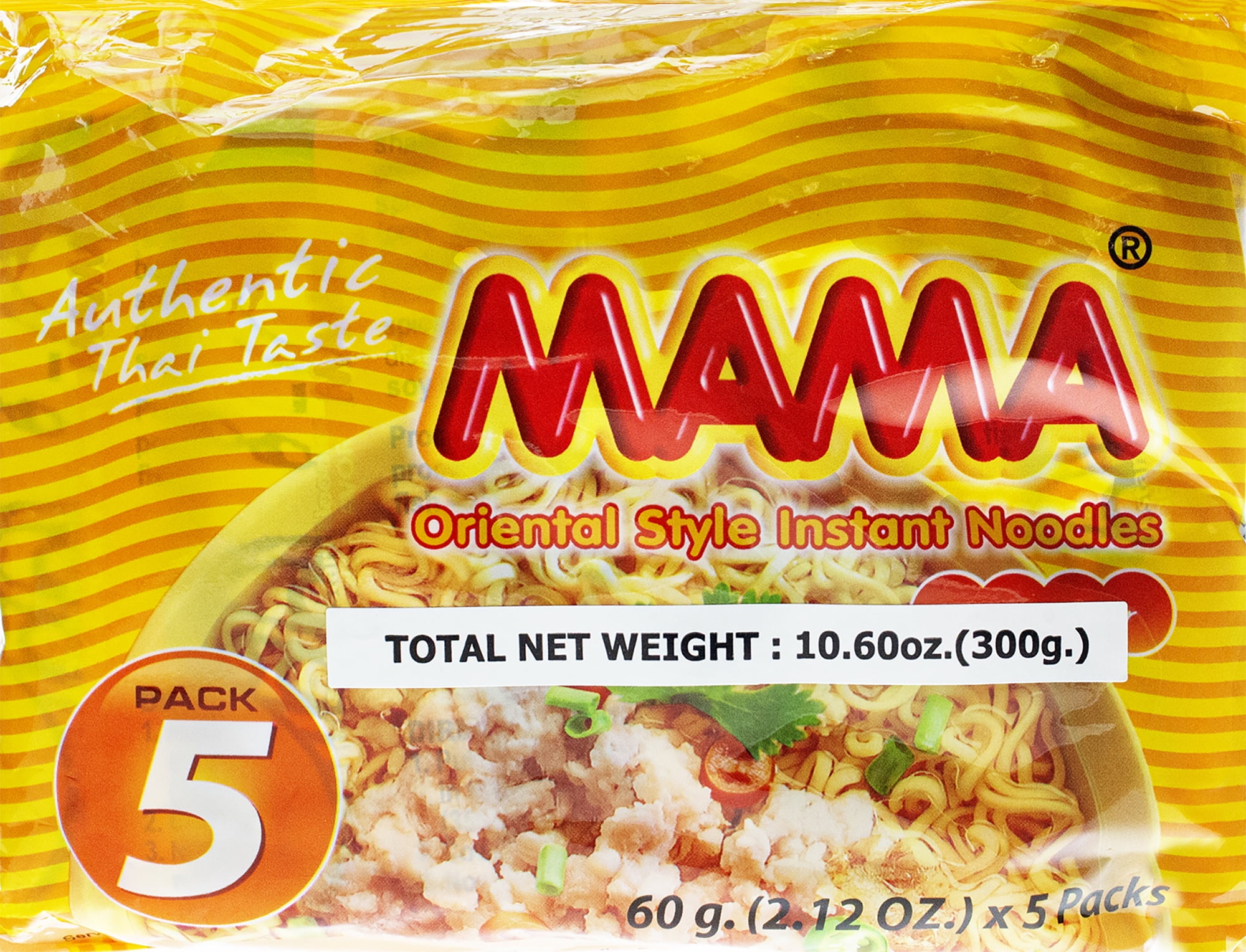 MAMA Oriental Style Instant Noodles Artificial Pork Flavor 2.12 oz