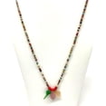 thumbnail image 4 of 27" Multi Color with Leaves Glass Bead Necklace (Dozen), 4 of 4