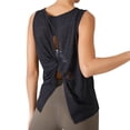 thumbnail image 2 of Workout Tank Tops Woman Lightweight Breathable Crewneck Tie Back Loose Sleeveless Shirt Athletic Yoga Gym Tanks, 2 of 6