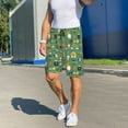thumbnail image 6 of Salouo St. Patrick's day Pattern Men's Sleep Pajama Shorts,Pajama Bottoms Elastic Waistband Sleep Pajama Short PJ Shorts for Men-Large, 6 of 6