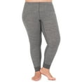 thumbnail image 3 of Fruit of the Loom Women's and Women's Plus Long Underwear Waffle Thermal Bottoms, 2-Pack, 3 of 3