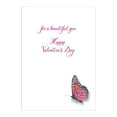 thumbnail image 2 of Jumbo Valentine's Day Greeting Card (8X11) by Ann Scott Design | Single Supersized Card (Beautiful Butterfly), 2 of 6