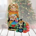 thumbnail image 2 of G.Debrekht 130731 Russia Nested Dolls Motherly Love Nest Doll with Ornaments 9 in., 2 of 4
