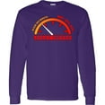 thumbnail image 3 of Inktastic Christmas Jolly Meter Bah Humbug Long Sleeve T-Shirt, 3 of 5