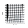 thumbnail image 4 of Arkwright Classic Checkered Dishcloth 8-Pack, Cotton Kitchen Dish Cloths, 13x13 in., Black and White Check Pattern, 4 of 5