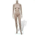 thumbnail image 4 of vidaXL Headless Female Mannequin 1 Piece PP Body Armored Glass Base Aluminum Stand, 4 of 5