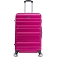 thumbnail image 2 of TUCCI Italy CARRAVIA Ensemble de Bagages Rigides Légers 3 Pcs, Valise à 4 Roues Pivotantes (20 Pouces/24 Pouces/28 Pouces) - Fuchsia, 2 of 7