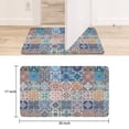 thumbnail image 6 of Bohemian Blue Geometric Design (3) Door Mat 30 X 17 Inch Welcome Doormat Indoor Outdoor Entrance Floor Mat Non Slip Spring Summer Decor Rubber Mats, 6 of 6