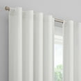 thumbnail image 5 of Eclipse Kids Tiered Ruffle Solid 100% Blackout Back Tab 63" long x 40" wide Curtain panel in White, 5 of 9