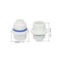 thumbnail image 2 of G1/2" Outer Hex Male Thread PPR Pipe Fitting End Cap Tubing Stopper for Preventing Leakage, White 10 Pcs, 2 of 4