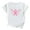 White, variant on WREESH Breast Cancer Awareness T-Shirts For Women Trendy Pink Ribbon Butterfly Tops Basic Short Sleeve Round Neck Tees Casual Loose Fit Blouses Green