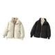 thumbnail image 4 of Minnieouse Brave Cold In Style-Chaqueta corta negra y Beige para mujer, abrigo cálido de invierno, chaquetas de transición cálidas duraderas Abrigos y chamarras Negro METRO, 4 of 6