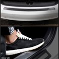thumbnail image 2 of Soumake Bande de Pare-Chocs de Porte de Voiture en Fibre de Carbone Caoutchouc 3x100cm Protection Anti-Rayures Autocollant, 2 of 6
