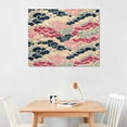 thumbnail image 2 of Orinice Waves Clouds Ukiyo-e Fine Art Aesthetic Poster & Print Wall Painting for Classroom Kitchen Office Farmhouse Bathroom Room Decor Pictures Wall Art Painting Canvas Prints Wall Art Living, 2 of 6