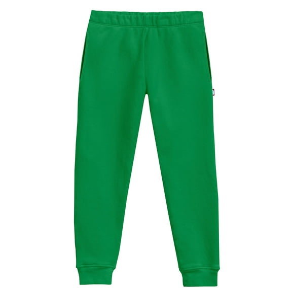 Soft Cotton Pocket Fleece Jogger| Elf Green