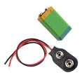 thumbnail image 2 of 9V Battery Clip Connector Replaceable Distinguishable Battery Buckle for Small Electronic Products, 2 of 9