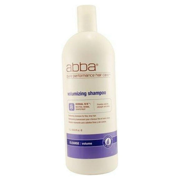 pure volumizing shampoo for unisex by abba, 33.8 ounce