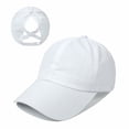 thumbnail image 2 of Siminsem Women’s Ponytail Baseball Cap, Quick Drying Mesh Sports Sun Hat with Ponytail Hole, Adjustable Summer Outdoor Cap for Running Hiking Beach, 2 of 2