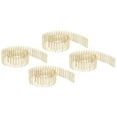 thumbnail image 1 of Unique Bargains Miniature Garden Fence, 35 Inch Long Decorative Picket Fence, Wood Color 4Pack, 1 of 5
