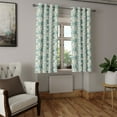 thumbnail image 2 of Ambesonne Geometric Grommet Curtain, Pale Toned Lattice, 50" x 54", Pale Teal Beige, 2 of 6