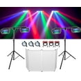 thumbnail image 3 of (4) Rockville Spyder LED Beam Moving Head DMX DJ Party Lights+(2) Stands+Facade, 3 of 16