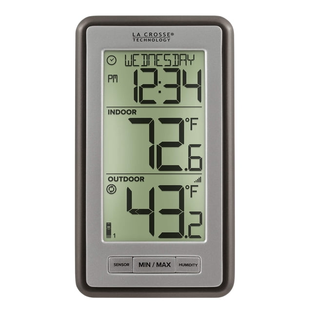 Termómetro La Crosse WS-9160UV3 inalámbrico para interiores y exteriores
