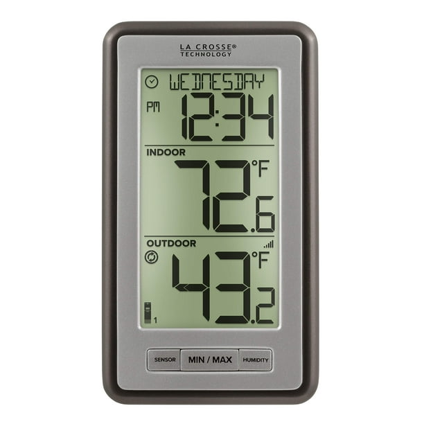Termómetro La Crosse WS-9160UV3 inalámbrico para interiores y exteriores