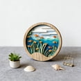 thumbnail image 3 of Luoshdecor Boho Wall Art Decor,Round Wooden Hollow Out Ocean Animal Wall Hanging Ornaments for Bedroom Living Room Decor, 3 of 6