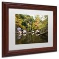 thumbnail image 3 of Trademark Fine Art "Graffiti Fall" Canvas Art by Kurt Shaffer, White Matte, Wood Frame, 3 of 5